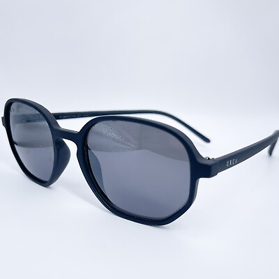 #ad URCA Sunglasses Adult CJH72216 C1 Matte Black Oval Smoke Lenses Designer