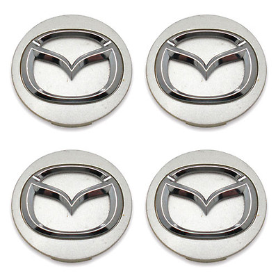 #ad SET OF 4 Mazda A127 BBM237190 3954 Maita MX5 Wheel Center Caps Hubcaps 2.125quot;
