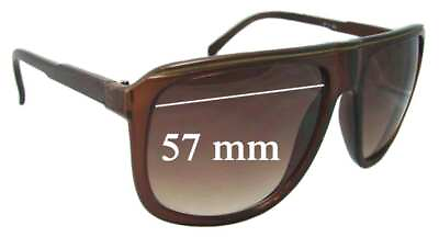 #ad SFx Replacement Sunglass Lenses Fits Unbranded 30201 57mm Wide $33.99