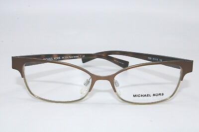#ad Michael Kors MK7004 1029 Palos Verdes DARK GOLD Eyeglasses New Authentic 51