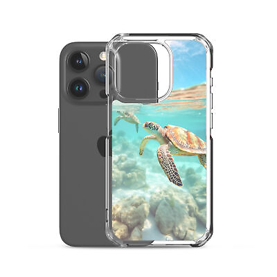 #ad Sea Turtle Serenity iPhone Case: Embrace Tranquility with Our Cute Companion