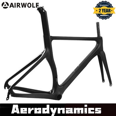 #ad Carbon Fiber Road Bike Frame Racing Bicycle Frameset 46 48 50 52 54cm 700*28C