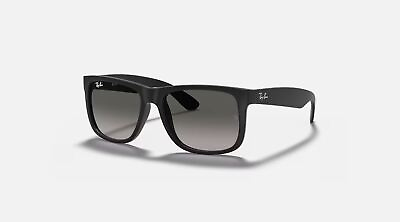 #ad Ray Ban Justin Classic Black Grey Gradient 51 mm Men#x27;s Sunglasses RB4165 601 8G