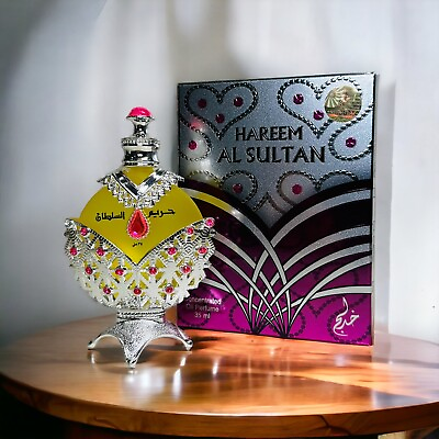 #ad New Hareem Al Sultan 35 ml Perfume Oil By Al Khadlaj Perfumes Authentic Silver