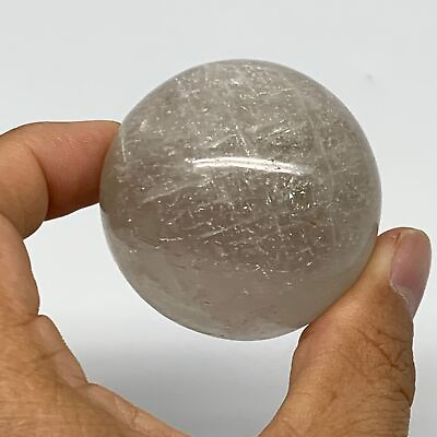 #ad 143.4g 1.9quot; 47mm Natural Quartz Sphere Crystal Gemstone Ball @Brazil B22269