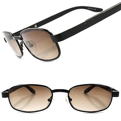 #ad Classic Retro Indie Old School Mens Womens Black Rectangle Hipster Sunglasses