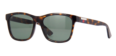 #ad New GUCCI GG0746S 003 57mm Brown Havana Web Sunglasses Italy