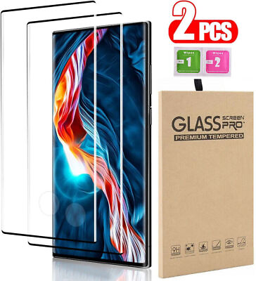 #ad 2X Tempered Glass Screen Protector For Samsung S8 S9 S9 S10 S10 PLus Note 10