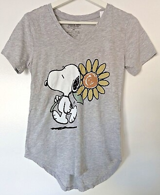 #ad WOMENS SNOOPY PEANUTS T SHIRT GRAPHIC TEE BRAND NEW OFFICIALLY LICENSED $19.99
