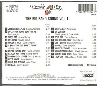 #ad The Big Band Sound Vol. 1 Music CD xxx Very Good Audio CD 1 Di