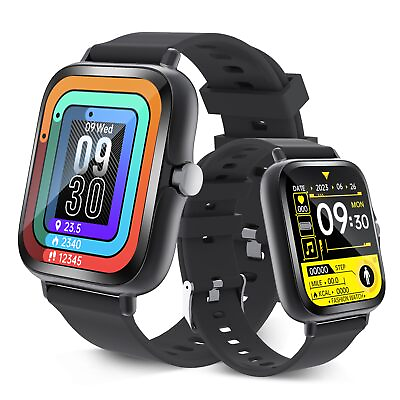 #ad 1.83quot; Smart Watch，Answer Make Calls Bluetooth Call Fitness Tracker IP67 Water...