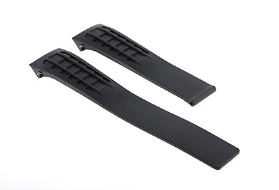 #ad 22MM RUBBER STRAP WATCH BAND STRAP FOR TAG HEUER SLR CAG2111.FT6009 WATCH BLACK