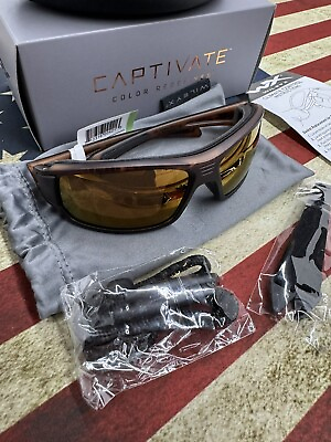 #ad Wiley X Breach Brown Polarized Sunglasses with Climate Control Gasket