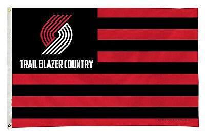 #ad Portland Trail Blazers Premium 3x5 Feet Flag Banner Country Design Metal...