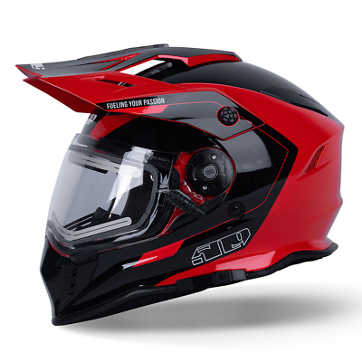 #ad Open Box 509 Adult Delta R3L Ignite Snowmobile Helmet Racing Red Size XL