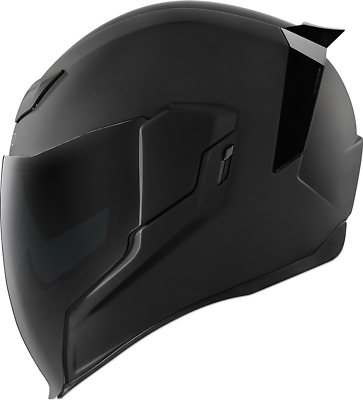 #ad Open Box Icon Adult Airflite Motorcycle Helmet Rubatone Matte Black