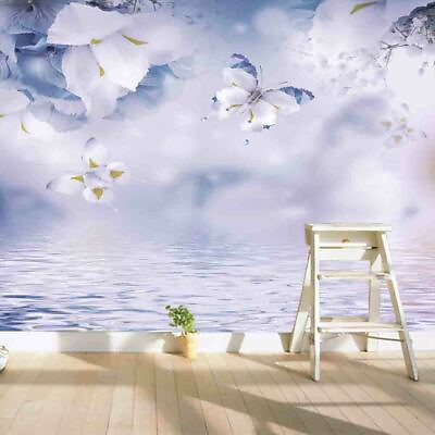#ad Large Nice Butterfly 3D Full Wall Mural Photo Wallpaper Printing Home Kids Decor