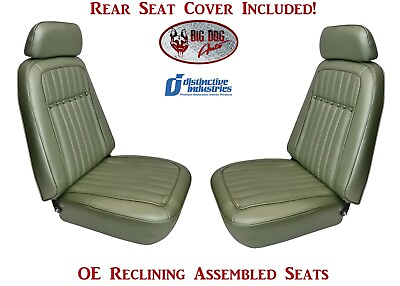 #ad Assembled Deluxe OE Reclining Seats amp; Folding Rear Seat Upholstery 1969 Camaro