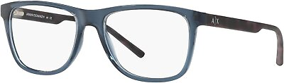 #ad A X ARMANI EXCHANGE Men#x27;s AX3048F 8238 56mm Low Bridge Fit Eyeglasses