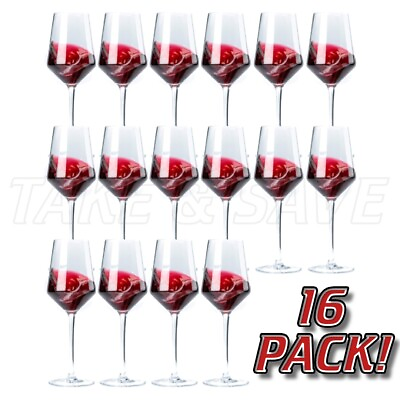 #ad Classic Wine Glasses Set Of 16 Red Wine Glasses Or White Wine Glasses 15oz