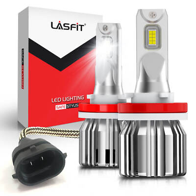 #ad LASFIT 9005 9006 H11 LED Headlight Bulbs High or Low Beam Bright White 6000K