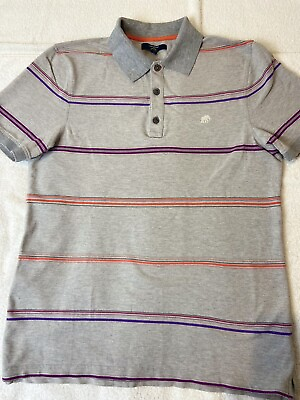 #ad Banana Republic Middy pole collection striped short sleeve men#x27;s size M