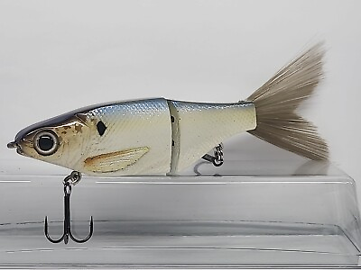 #ad KGB CHAD SHADTHREADFIN SHAD HAS POPPING Blue hues SLOW SINKERGLIDE7in.🔥NEW