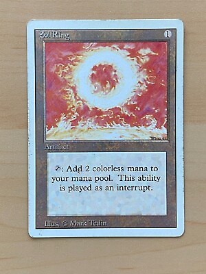#ad MTG Sol Ring Revised Edition #196 our listing reference