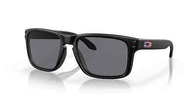 #ad Oakley HOLBROOK Sunglasses OO9102 E655 Matte Black Frame W Grey Lens