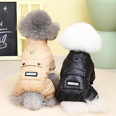 #ad Dog Clothes Winter Snowproof Dog Jackets with Cotton Fashion Pet Warming Supplie