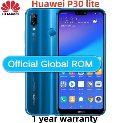 #ad Huawei P30 lite 128GB 256GB Global Version Unlocked Android CellPhone New Sealed $134.99