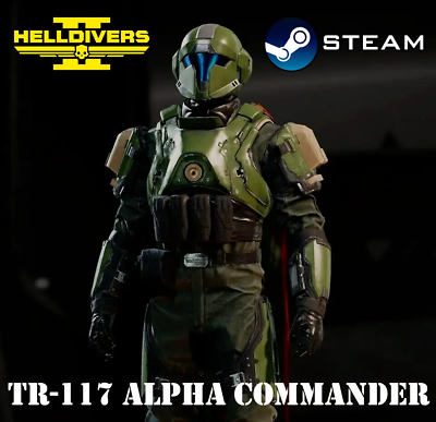 #ad ⚡️ HELLDIVERS 2 TR 117 Alpha Commander Twitch Drops on SteamPC Region Free ⚡
