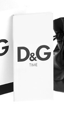 #ad Damp;G Dolce amp; Gabbana Watch Instructions Book Brand New Original Authentic White
