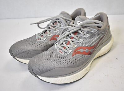 #ad Saucony Mens Triumph 18 S20595 30 Gray Running Shoes Sneakers US Mens 12