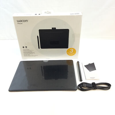 #ad Wacom Intuos OTL 6100WL Black Bluetooth Creative Graphic Pen Tablet Used