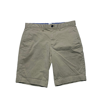 #ad Gap 10quot; Vintage Shorts Mens Size 29 Khaki Flat Front