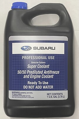 #ad Genuine OEM Subaru Super Coolant Prediluted SOA868V9272 1 Gallon Pre Mixed