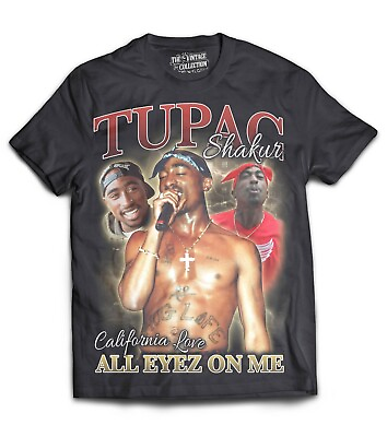#ad Tupac Shakur Vintage T Shirt limited edition 100% Cotton