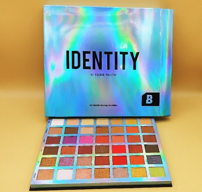 #ad Beauty Bay Identity 42 Colour Eyeshadow Palette Bright amp; Bold 100% Authentic