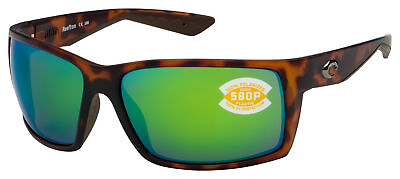 #ad Costa Del Mar Reefton Retro Tortoise 580P Polarized 63.5mm Sunglasses RFT66OGMP $117.46