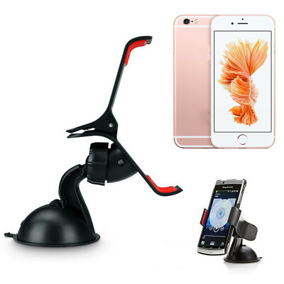 #ad Universal Car Windshield Mount Holder Stand For iPhone 5S 6 6S Plus Phone GPS