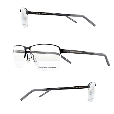 #ad Porsche Design Frame P#x27;8318 A Gunmetal Brown Rx Eyeglasses 55 14 140
