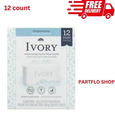 #ad Ivory Bar Soap with Original Scent 3.17 oz 12 Count