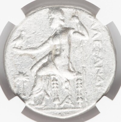 #ad Phoenicia Aradus Alexander III the Great AR Tetradrachm 245 165 BC Coin NGC VF