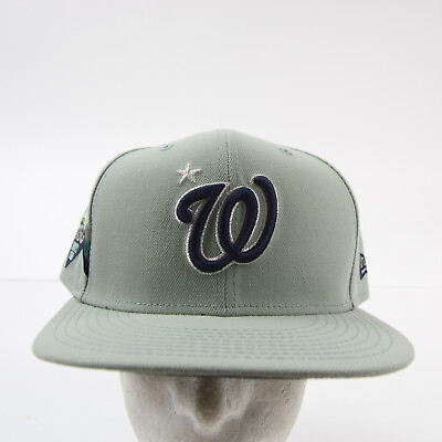 #ad Washington Nationals New Era 59fifty Fitted Hat Men#x27;s Mint Green New
