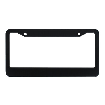#ad Universal Car License Plate Frame Holder Aluminum Alloy Number Plate Bracket *1