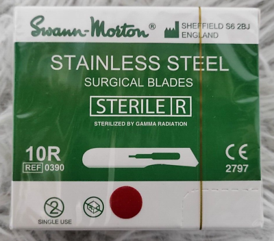 #ad Swann Morton #10R Sterile Surgical Blades pack of 100 FREE SHIPPING BEST SELL