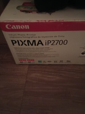 #ad  CANON PIXMA iP2700 PRINTER 