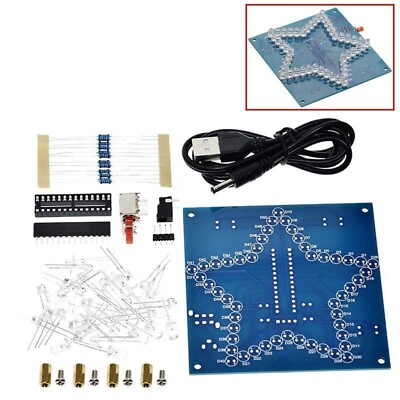 #ad LED Module Water Light Star Colorful Chip Microcomputer DIY Electronic Kit