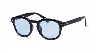 #ad Johnny Depp Round Sunglasses Lemtosh Style Tint Ocean Lens Brand Design Party